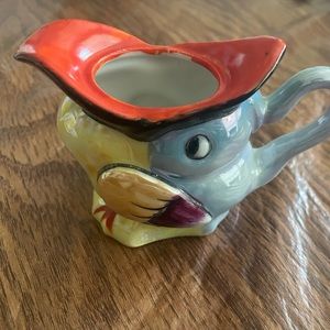 Vintage Small Lusterware Bird Pitcher